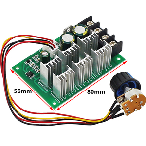 DC 9-55V 40A 2000W PWM DC regolatore di velocità del motore ad alta potenza di controllo della velocità lineare 9V 12V 24V 36V 48V - Product Image 4