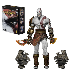 NECA Ultimate 3 KratosアクションフィギュアGod of WarモデルPVC玩具漫画スタイル置物人形の収集と装飾用 - Product Image 4