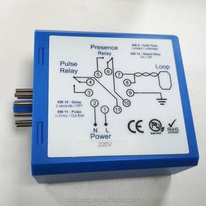 Detector de bucle de nueva llegada, sensibilidad ajustable, Sensor de Detector de bucle de vehículo inductivo único para sistema de puerta automática - Product Image 4