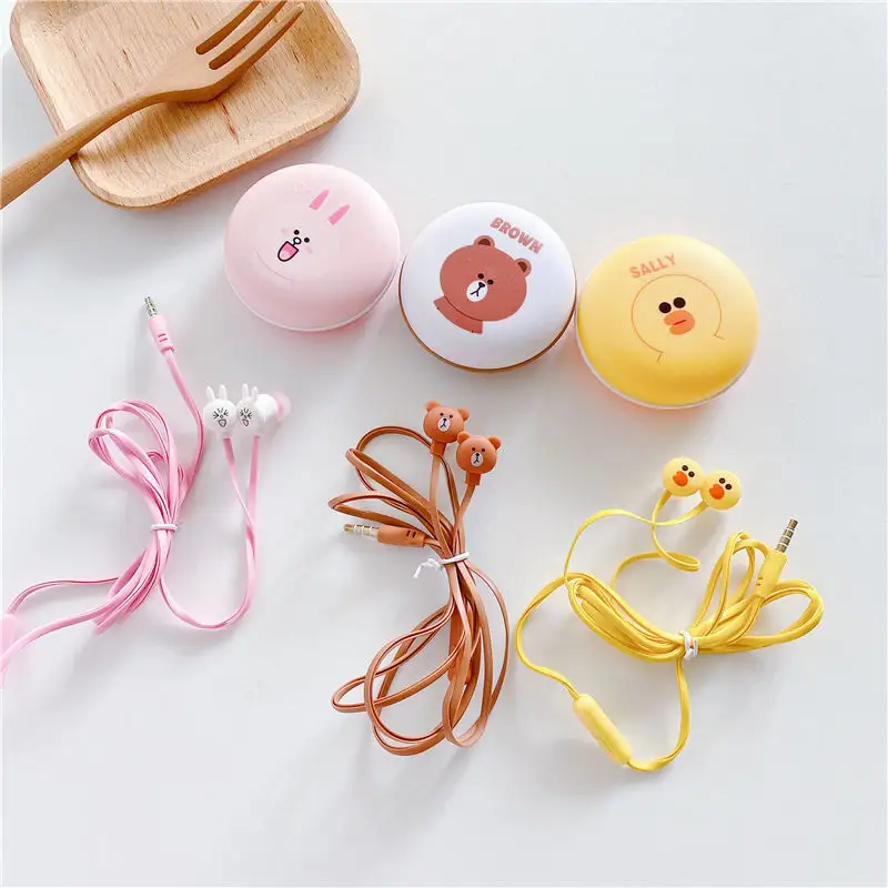 On-ear headphones Gamer Cartoon Earphones Wired Earbuds Handsfree Earplugs With Microphone