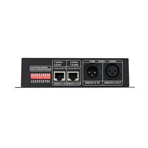 Rgb-контроллер светодиодов dmx, 12 В, 24 В, 3 А * 3 канала, HB, клеммное освещение ce rohs smd5050, Светодиодная лента rgb, декодер dmx512, светодиодный контроллер - Product Image 6