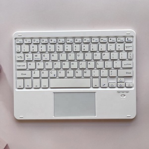 Teclado retroiluminado RGB inalámbrico BT personalizado OEM para iPad, tableta, teléfono, Android, IOS, TrackPad, teclados universales para juegos - Product Image 3