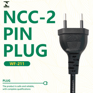 Cable de alimentación de repuesto Inmetro negro para electrodomésticos, enchufe de 2 pines, Brasil AC NEMA macho IEC hembra para Monitor de ordenador básico - Product Image 2