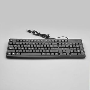 USB有線K-109Dコンピュータキーボード104キー対応オフィスシングルフランス語ロシアアラビア語黒コンピュータキーボード - Product Image 4
