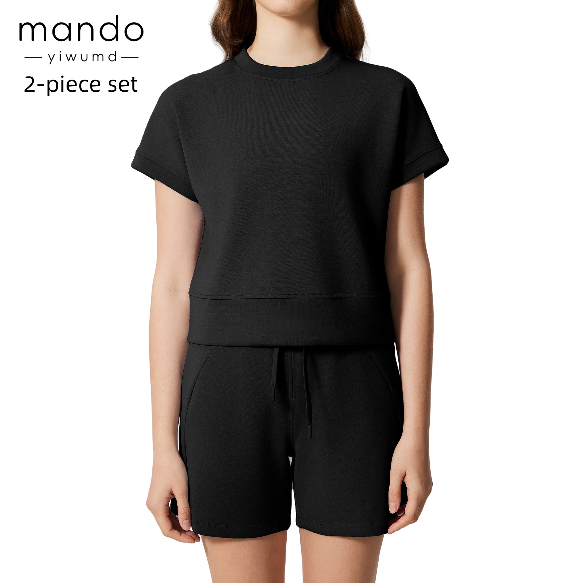 T-shirt + short 1 Noir