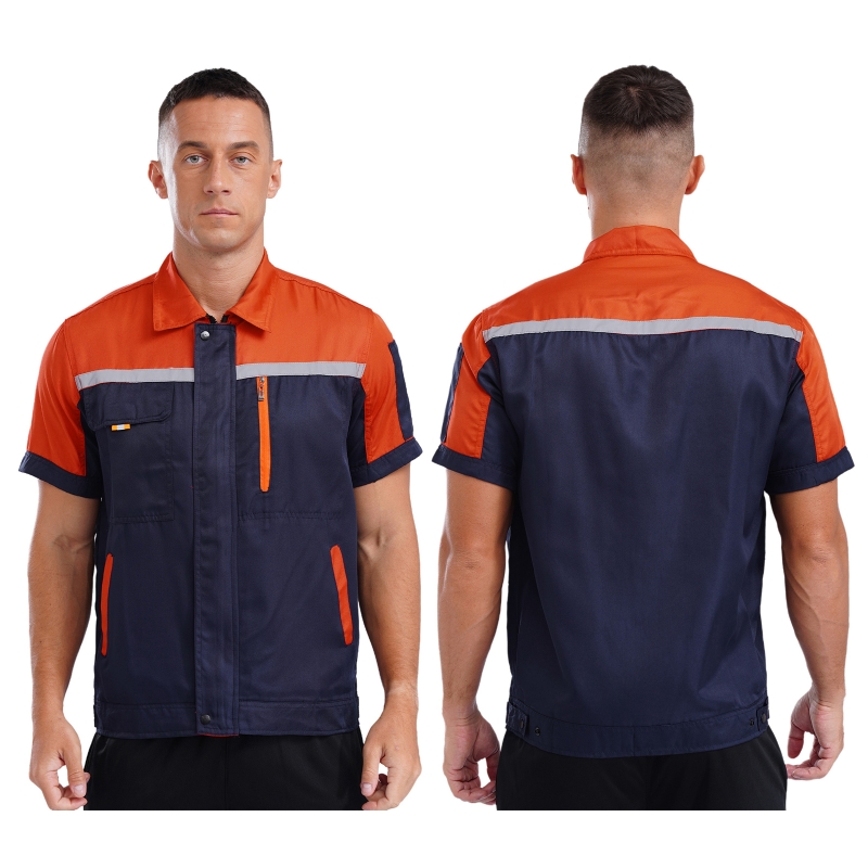 Orange&Navy Blue