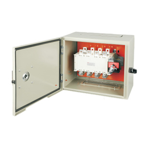Caja de interruptores de placa de aislamiento de distribución eléctrica con configuración estándar de dos entradas y una salida - Product Image 5