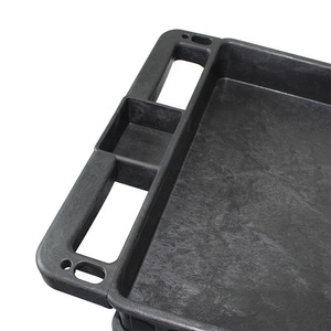 4輪収納サービスカートプラスチックユーティリティカートローリングツールカート多機能トロリー - Product Image 2