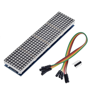 MAX7219 Dot <strong>Matrix</strong> Module Microcontroller Module Control Module Display Module 4 In One Display With 5P Line - Product Image 4