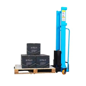 Maquinaria de carga y descarga La carretilla elevadora eleva automáticamente la altura de la pila de manipulación en 0,5 T 1T Carretilla elevadora apiladora