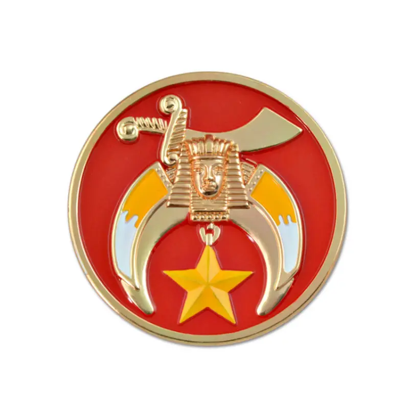 Shriners aeaonms noble O.E.S. ordre de l'étoile de l'est maçonnique auto voiture emblème Médaille