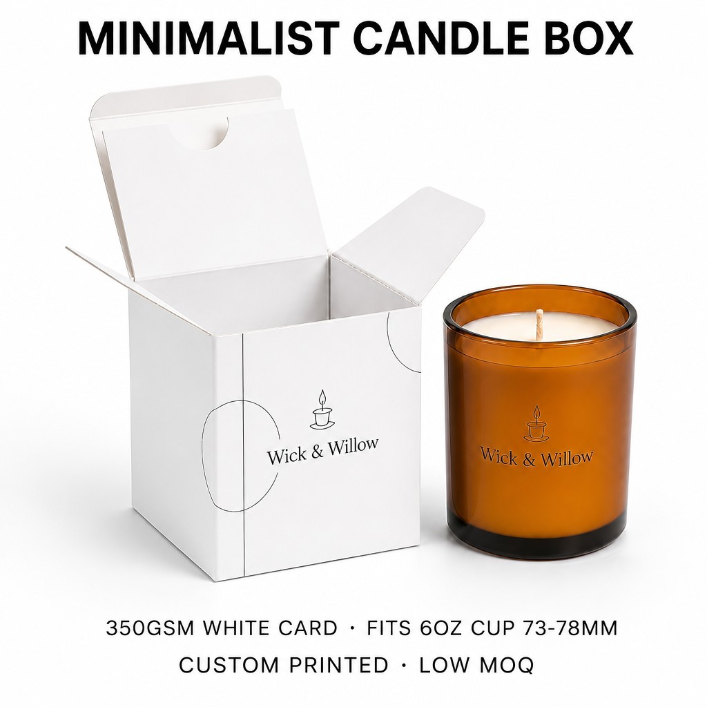Boîte à bougie minimaliste