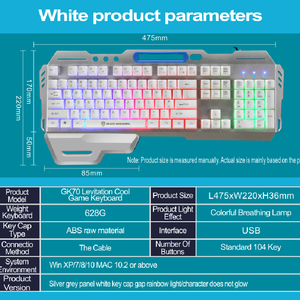 Mechanical <strong>Keyboard</strong> Wired Backlight Usb <strong>Computer</strong> Accessories Colorful 104 Keys Multi-<strong>function</strong> Gaming <strong>Keyboards</strong>