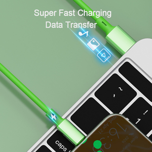 新材料USB电缆橡胶硅胶a型到微型usb c型电缆快速充电移动智能设备 - Product Image 3