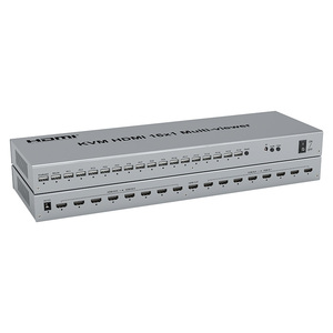 16 in 1 out 1080P Video KVM HDMI 16x1 Multi-VIEWER con conmutador sin costuras 16 PC a 1 Monitor - Product Image 1