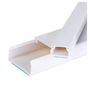 Self-Adhesive PVC <strong>Cable</strong> Trunking 20mm X 10mm Mini <strong>Cable</strong> <strong>Tidy</strong> 1mtr Extruded Electrical Conduit Trunk Cutting Processing Service - Product Image 3