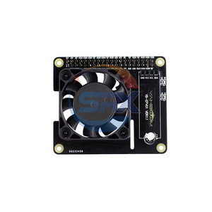 Raspberry Pi Intelligent Personal Steward 4B/3B + Ventilador de refrigeración Control de temperatura Placa de expansión Carcasa RGB Monitor en tiempo real