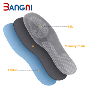 Chất lượng cao mềm chân Pad giày chèn đàn hồi cao thể thao Gel Bộ nhớ bọt lót cho nam giới phụ nữ - Product Image 5