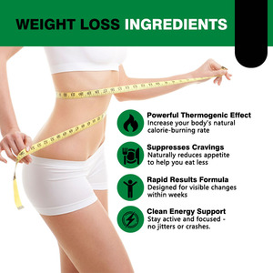 แคปซูลเผาผลาญไขมันพลังงานสูงสีเขียวสูตรเทอร์โมจีนิกสารสกัดจากชาเขียวช่วยลดน้ำหนัก - Product Image 6