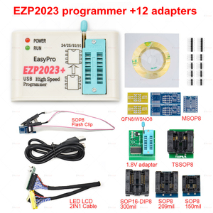 Original EZP2023 USB SPI Programmer Full Set + 12 Adapter Support 24 25 93 95 <strong>EEPROM</strong> Flash Bios for Windows Better Than EZP2019 - Product Image 6