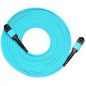 12F/24F 40G-100G OM3 OM4 Plenum MTP MPO Glasfaser kabel Patchkabel