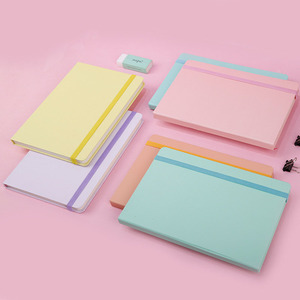 Macaron-Libreta de colores para estudiantes, cuaderno de ejercicios, diario, de fábrica, personalizable, venta al por mayor - Product Image 6