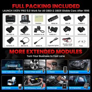 2025 LAUNCH X431 V Pro 5,0 Elite con escáner Bluetooth Canfd Doip codificación en línea y 38 + reinicio para herramienta de diagnóstico de coche - Product Image 6
