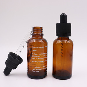 Wholesale <strong>Empty</strong> 5ml <strong>10ml</strong> 15ml 50ml 100ml Matte Black Essential Oil Glass Bottles 30ml 1oz Glass Dropper Bottles With <strong>Box</strong> - Product Image 4