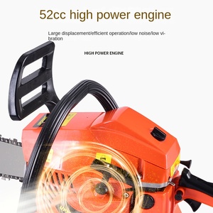 Yüksek güç 52cc benzin benzin testere 20 inç Oregon yağ makinesi ev bahçe günlüğü ve endüstriyel DIY projeleri için - Product Image 1