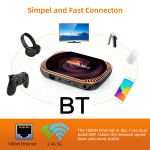 IHOMEMIX orijinal HK1 RBOX X4 Amlogic S905X4 Set Top Box Android 11 çift Wifi akıllı Tv kutusu H96 Max X4 ile uzaktan kumanda - Product Image 6