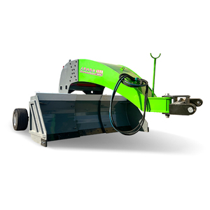 Nueva niveladora de nivel automática de satélite montada en la parte trasera del tractor de cuello de cisne para uso agrícola