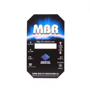 Teclado de teclado personalizado con adhesivo trasero 3M para controlador industrial - Product Image 4