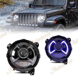 ไฟหน้ารถสำหรับ JEEP Wrangler JK 2018-2020โคมไฟหน้าคุณภาพสูงไฟ LED DRL ติดตั้งสัญญาณเลี้ยวประกอบ - Product Image 6