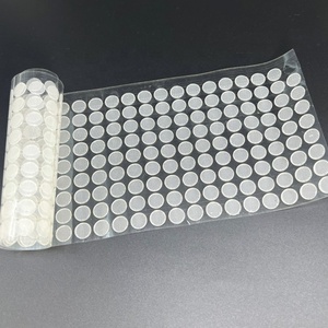 Cinta de sujeción redonda para sábanas, hebilla trasera personalizada con lunares, gancho de nailon autoadhesivo y punto de bucle - Product Image 1