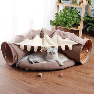 Juguetes interactivos para mascotas, tubos de túnel de fieltro para gatos, cama, venta al por mayor - Product Image 3