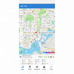 Software de seguimiento gps para teléfono móvil android ios con vtrack-p basado en la web