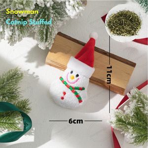 Juguete de hierba gatera de peluche de Navidad, gato no tóxico, menta, serie navideña, juguete de hierba gatera para mascotas para gatitos - Product Image 6