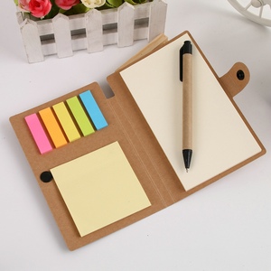 Personalized <strong>Memo</strong> Sticky Notes Flag Kraft Paper <strong>Notebook</strong> Mini <strong>Notebook</strong> <strong>Notepads</strong> with Pen and Sticky Notes - Product Image 1