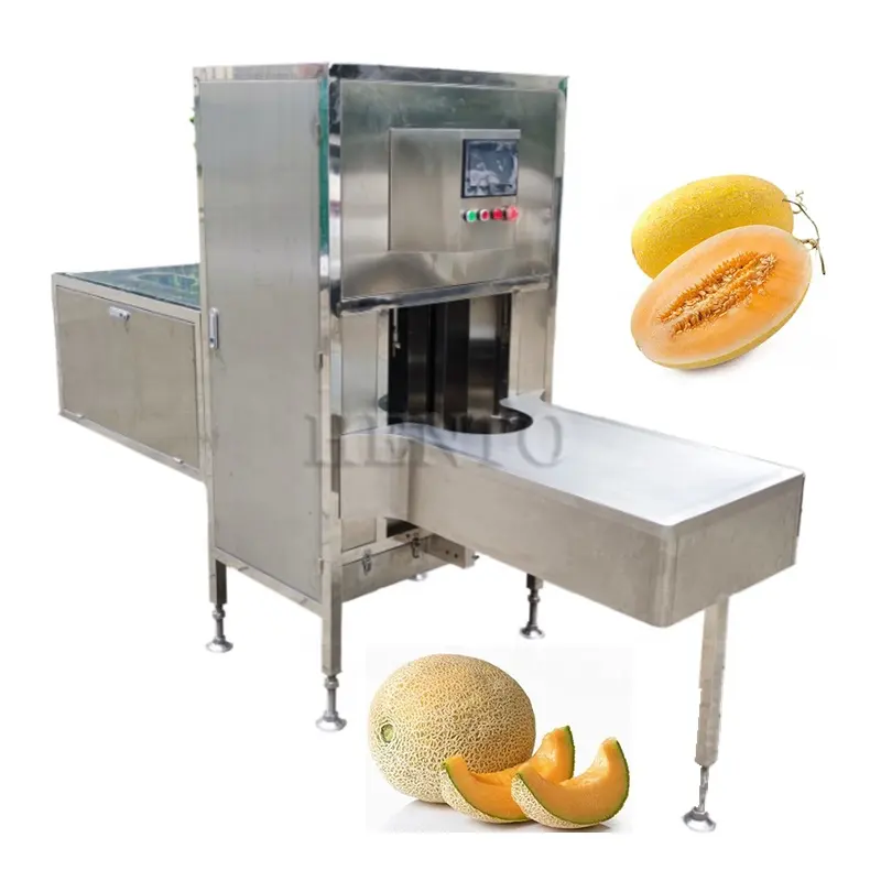 Yüksek performanslı Papaya soyucu/Papaya kesme makinesi/Papaya küp kesme makinesi