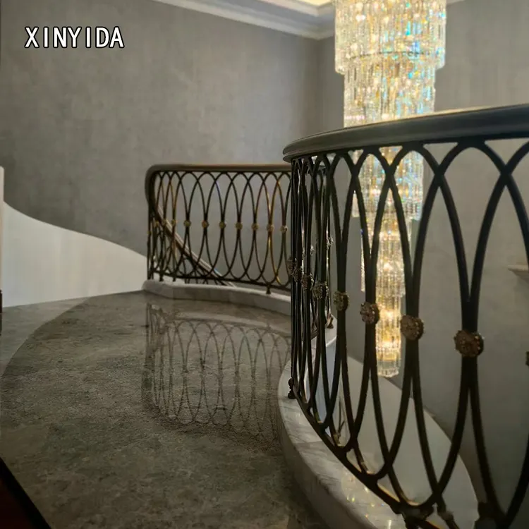 Luxueuse villa privée exquise personnalisée, main courante en acier inoxydable main courante accessoires balustrades et mains courantes
