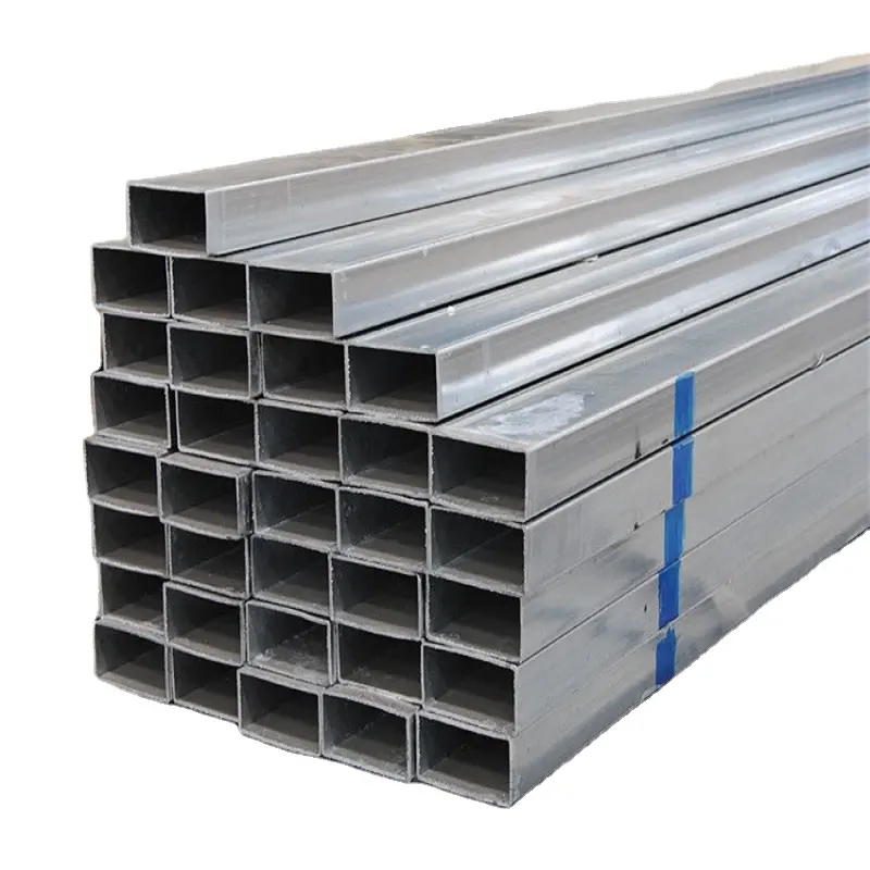 Especificaciones de Material de construcción, tubería cuadrada de acero galvanizado Gi ms, 500x500mm, 4x4mm, 150x150mm