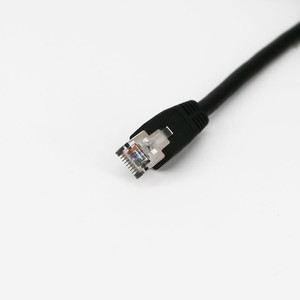 Cable de sensor flexible industrial de 8 núcleos M12 RJ45X, Cable disparador de red Gigabit de 8 pines, terminales de cobre de 4 pines para conexión