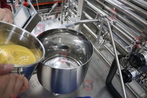 Esterilizador UHT de suco de frutas e laticínios UHT HTST Mini Processador Multifuncional Lab 20 LPH Mini Escala UHT