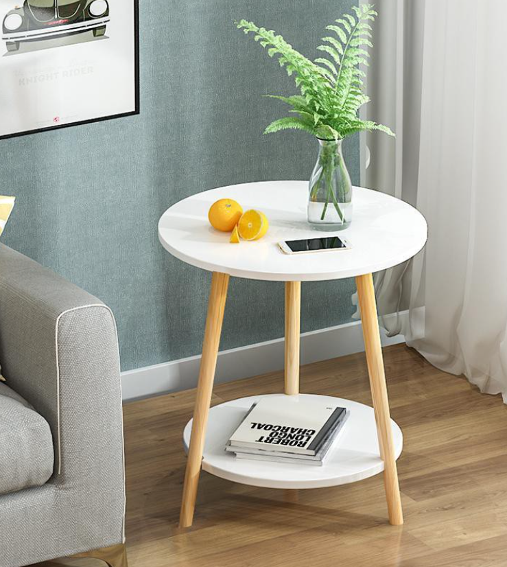 Sofa Side Table Nordic Mini Coffee Table Living Room Furniture Simple Mobile Side Table Bedside Small Table