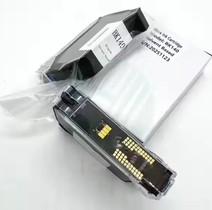 Cartucho de tinta solvente Premium para impresoras Domino BK140 G20I G230i GX30i Gx150i-Color negro