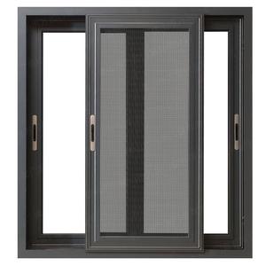 Özel boyut çift camlı temperli cam pencere alüminyum 3 parça sürgülü pencereler - Product Image 1