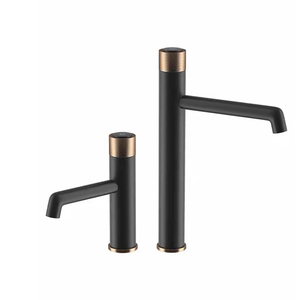 高級ブラシクローム真鍮壁掛けバスルーム洗面器ミキサー隠し蛇口洗面器タップ - Product Image 2