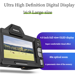 17 ภาษา 4K Night Vision กล้องรักษาความปลอดภัยเครื่องมือ WIFI APP สีกลางคืนช่วง 800 M 40mp 64GB การ์ดสําหรับ Camping - Product Image 4