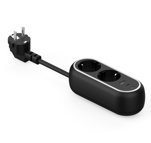 TOYEGaN充電器電源タップ入力2ACソケット出力2 Tpye C & 1USB GaN 65WACソケット電話充電器 - Product Image 1