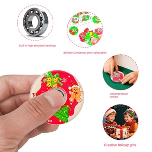 Giáng sinh phim hoạt hình con quay hồi chuyển Đồ chơi giải nén nhỏ quà tặng cho bữa tiệc có tính năng ông già cây nai sừng tấm người tuyết làm bằng nhựa <span class=keywords><strong>Fidget</strong></span> <span class=keywords><strong>Spinner</strong></span> - Product Image 4